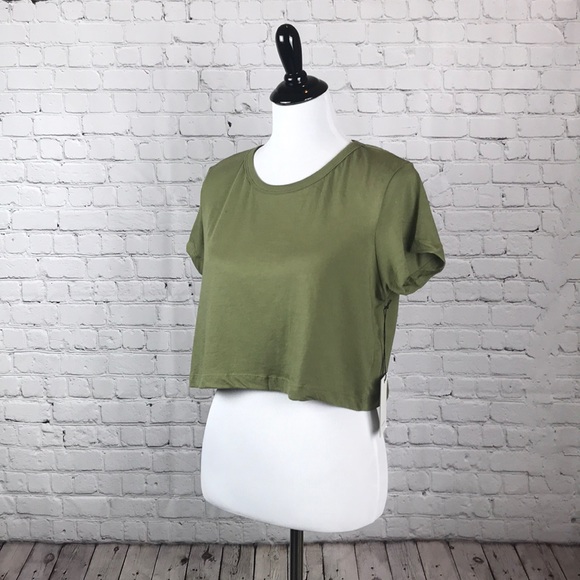 Size Small Hye Park & Lune green crop top - Picture 2 of 4